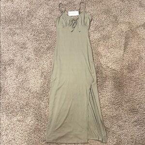 No Comment Ribbed Knit Cami Maxi Women’s Dress